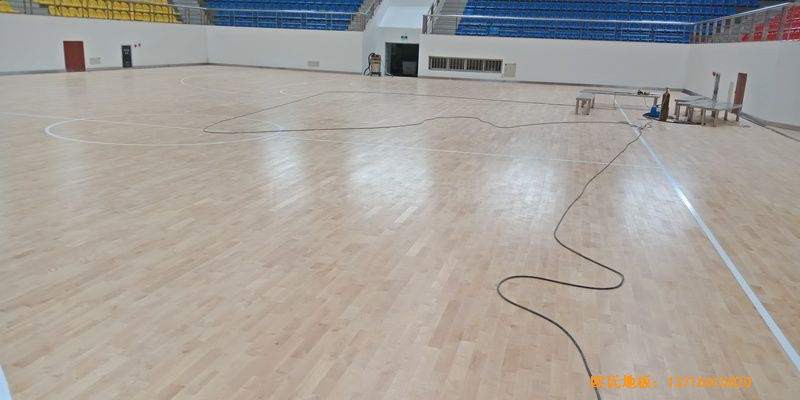 山东济南历城区小学运动地板铺装案例