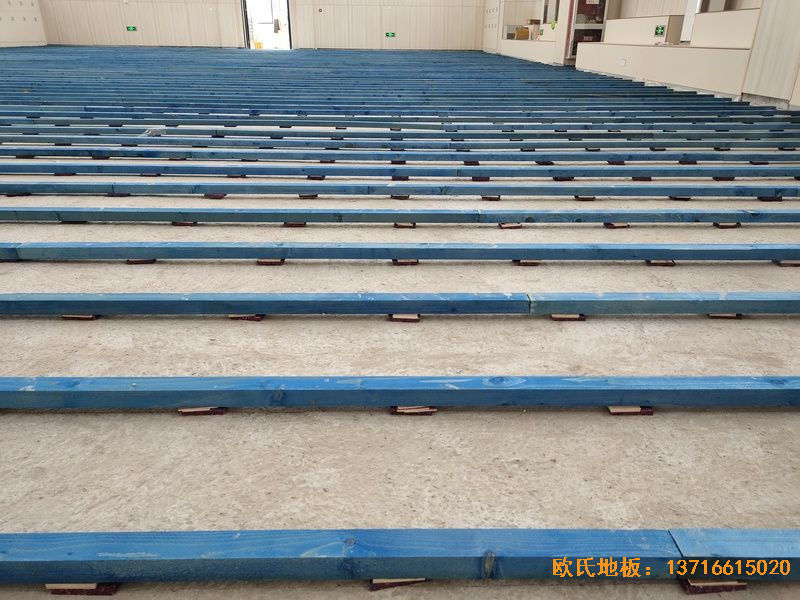 江西吉水县城南第二小学运动地板施工案例