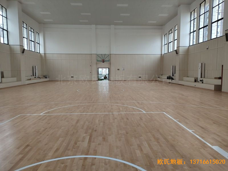 江西吉水县城南第二小学运动地板施工案例