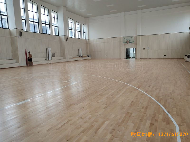 江西吉水县城南第二小学运动地板施工案例