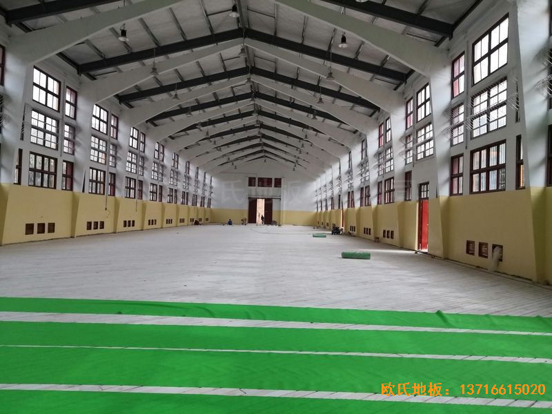福建中国女排中国队训练基地排球场馆运动地板铺装案例