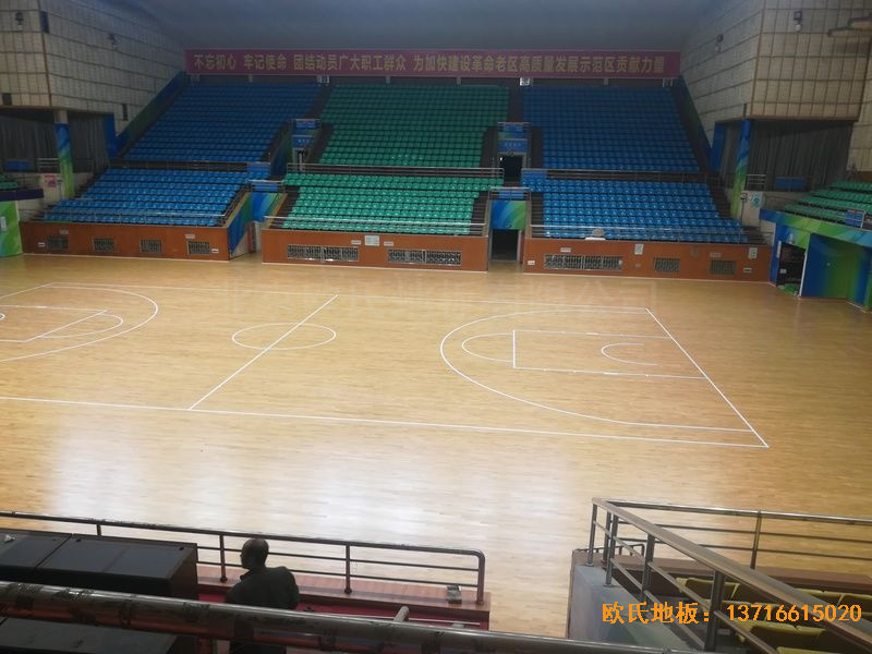 赣州体育馆运动地板安装案例