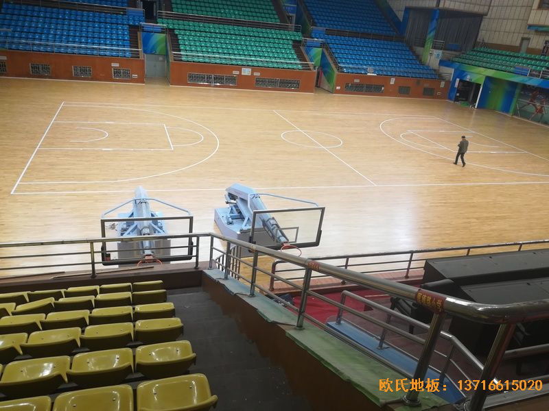 赣州体育馆运动地板安装案例