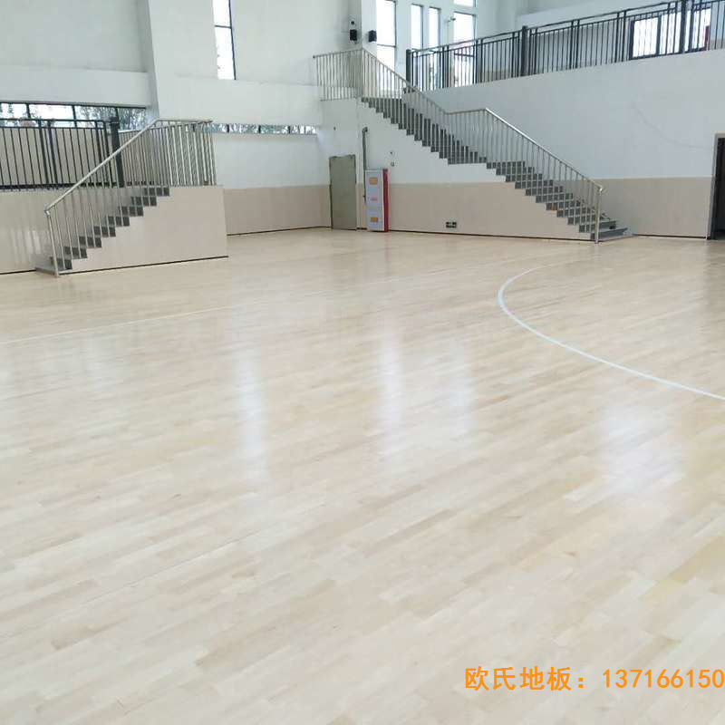 赣州宁都县城关小学九章路校区运动木地板安装案例