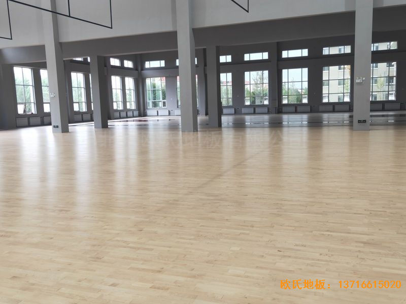 辽宁沈阳于洪机场体育地板安装案例