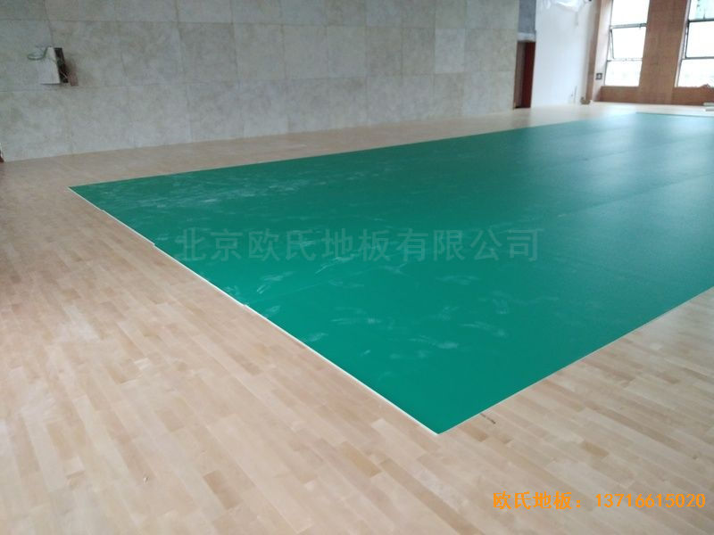 遵义仁怀市茅台文体中心运动木地板安装案例