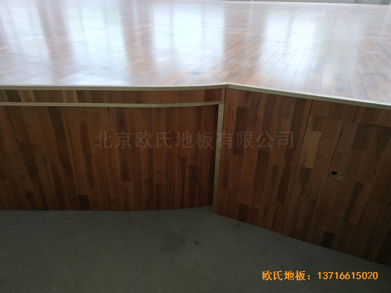 宁夏银川试验中学舞台运动木地板铺装案例3