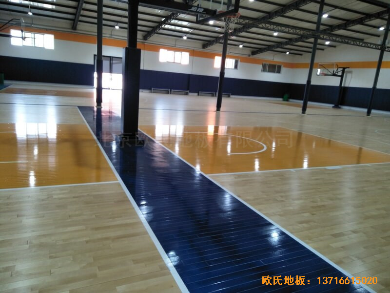 北京game on篮球馆运动木地板安装案例4