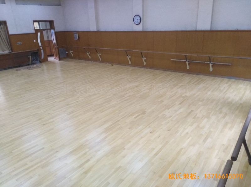 北京舞蹈学院运动木地板铺设案例4