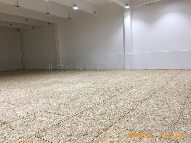 广州金地香山湖篮球馆体育木地板安装案例2