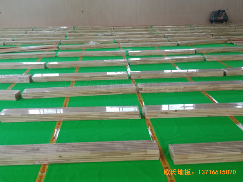 广西南宁雅贵综合训练馆体育地板安装案例3