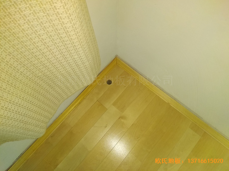 徐州北供电车间休闲馆体育木地板施工案例4
