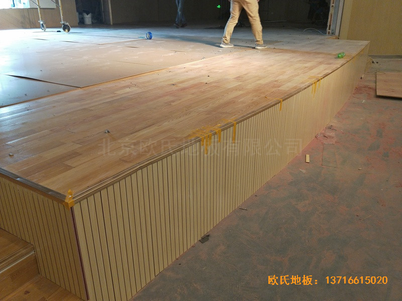 徐州汇邻湾舞台运动地板安装案例5