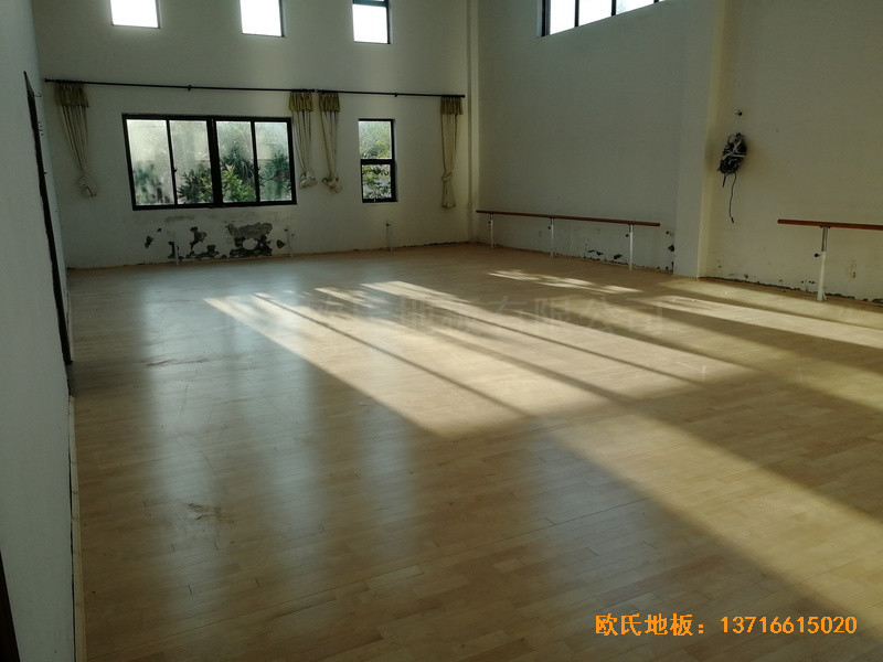 杭州建德篮球馆运动地板安装案例5