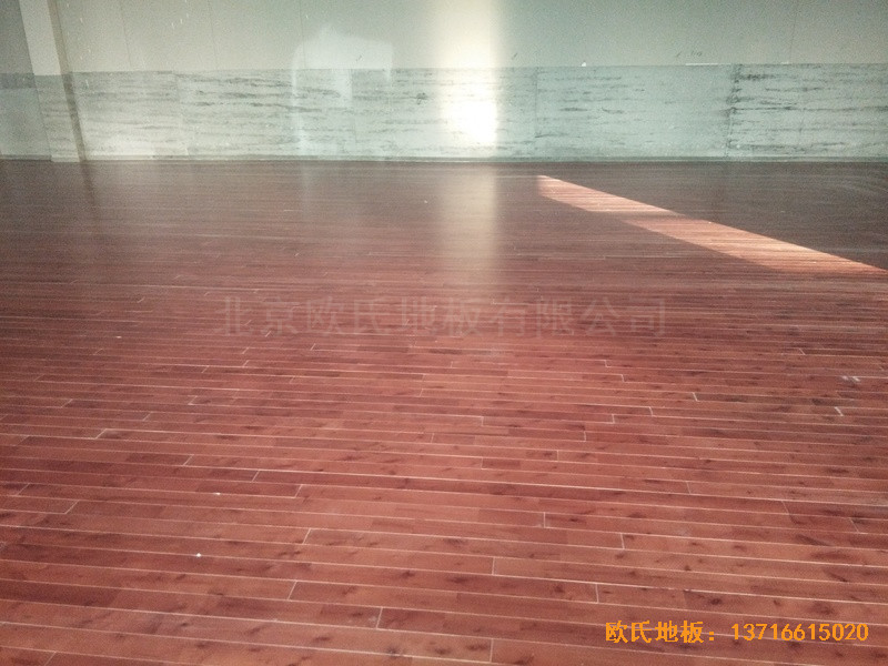 临沂飞天舞蹈学校体育地板铺装案例5