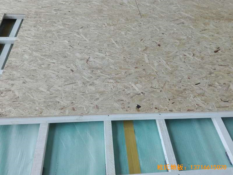 江苏农贸市场体育馆运动地板施工案例2