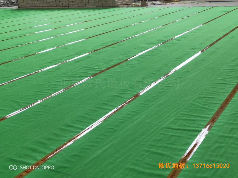 温州消防特勤大队篮球馆运动地板铺设案例1