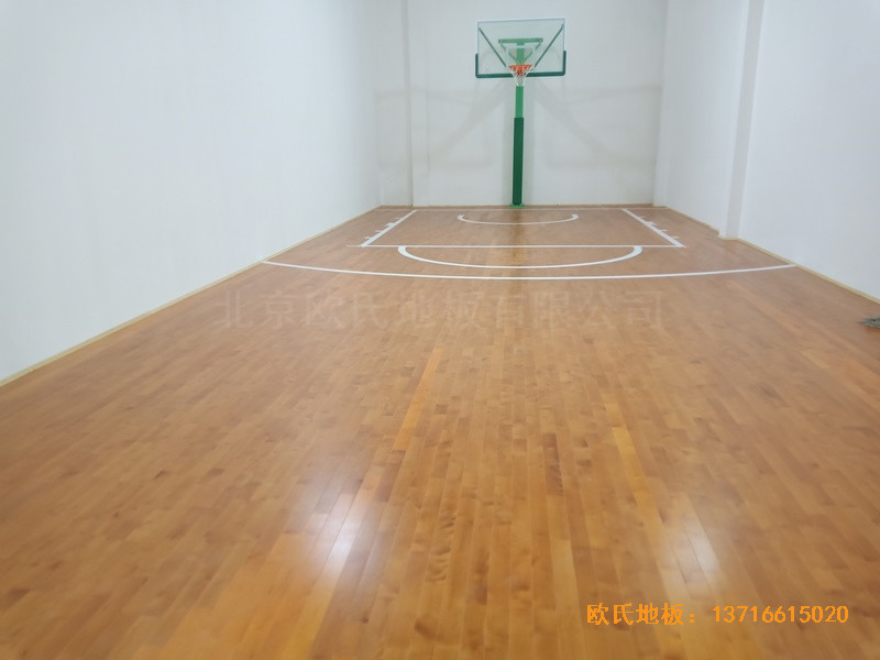 西城区黄寺大街24号院篮球馆运动地板铺装案例4