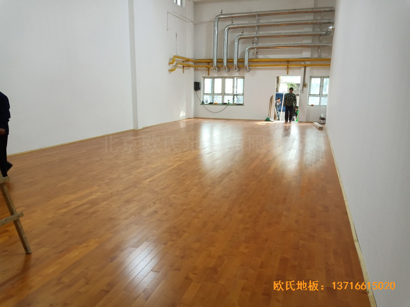 西城区黄寺大街24号院篮球馆运动地板铺装案例5