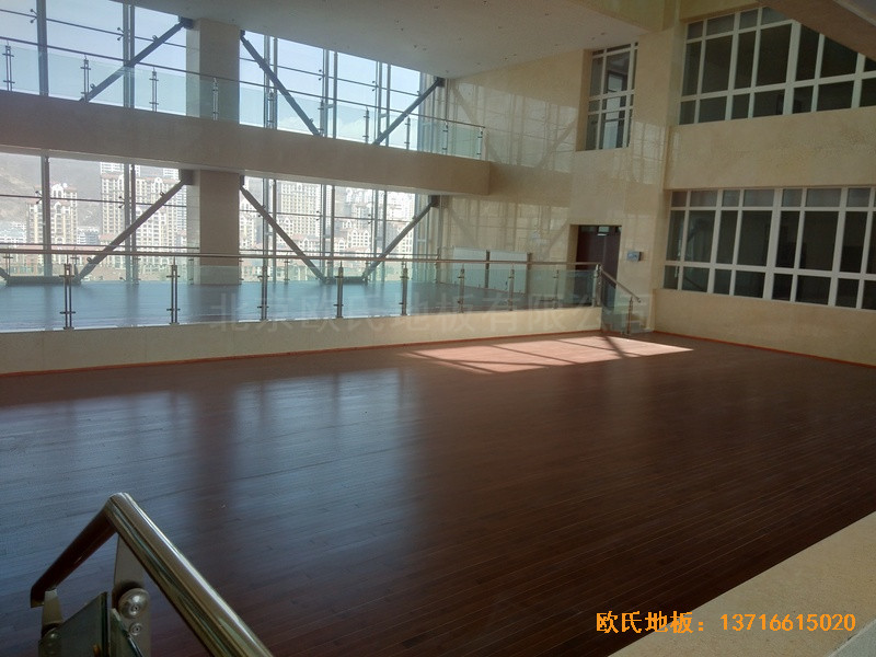 青海海宴路77号地质科大楼运动场所体育地板铺装案例4