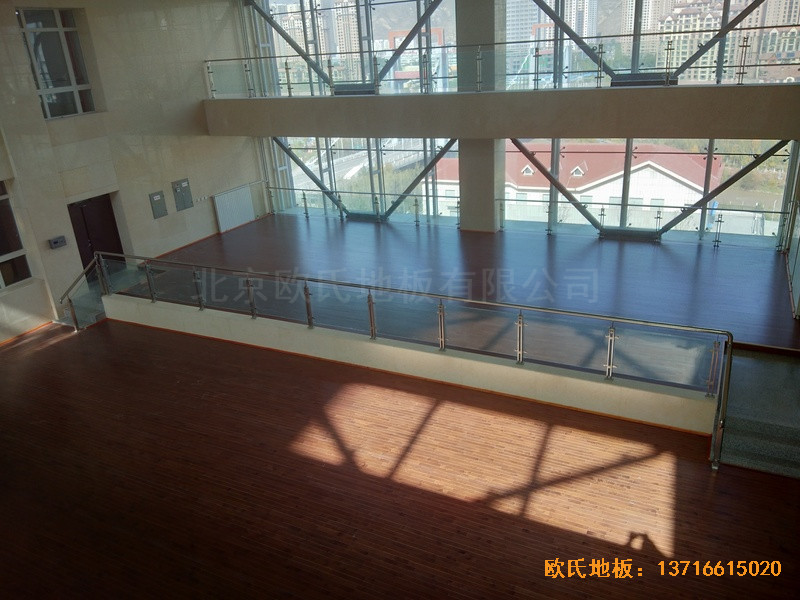 青海海宴路77号地质科大楼运动场所体育地板铺装案例5