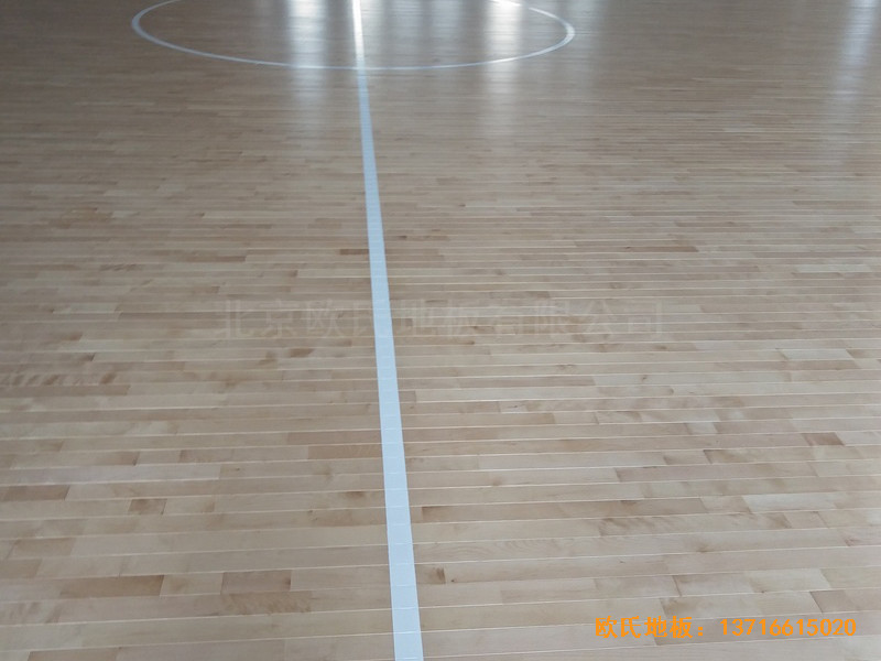 北京师范大学篮球馆运动地板安装案例4