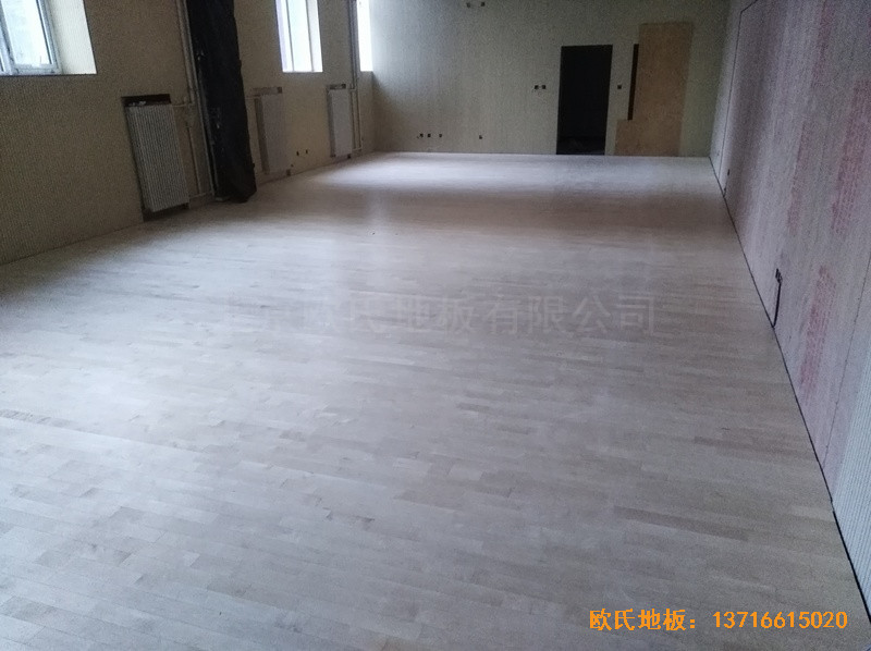 北京朝阳运动馆运动地板安装案例0