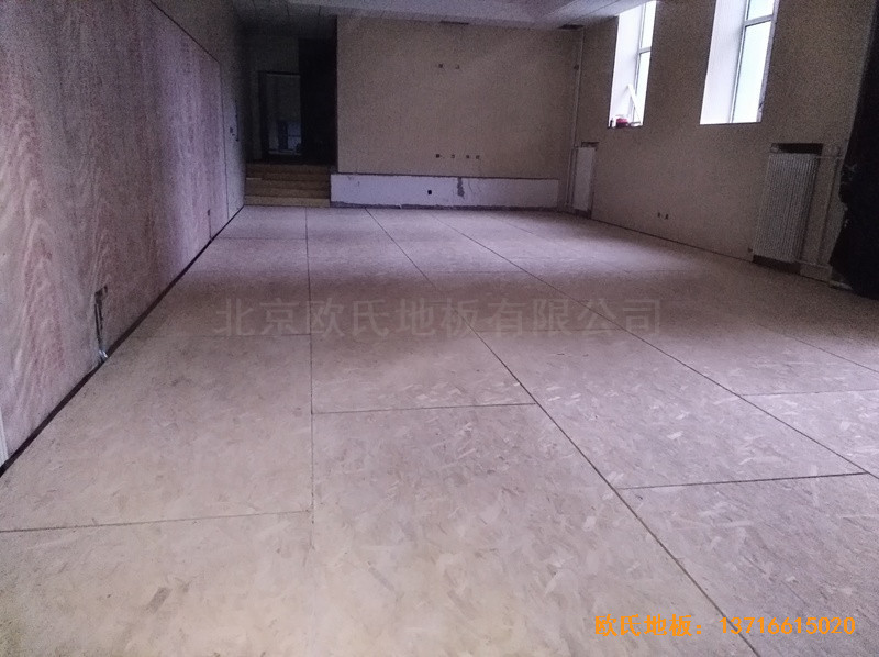 北京朝阳运动馆运动地板安装案例3