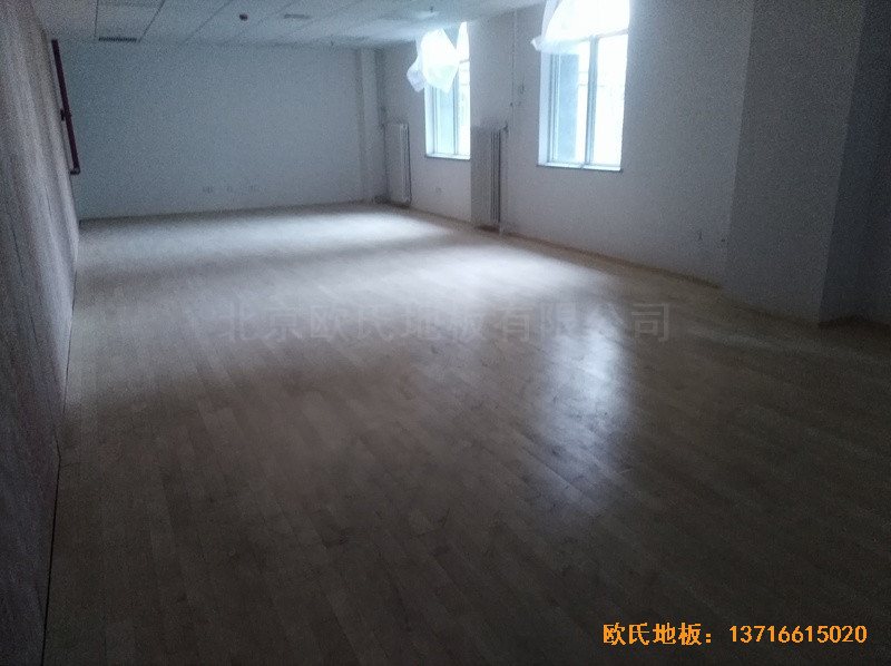 北京朝阳运动馆运动地板安装案例4