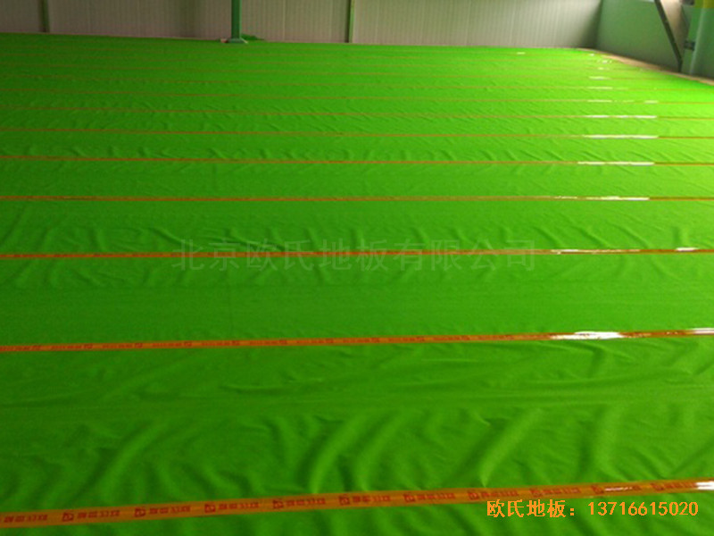 南京江宁区篮球俱乐部体育地板施工案例3