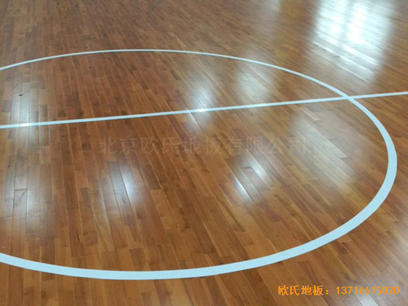 南京江宁区篮球俱乐部体育地板施工案例4