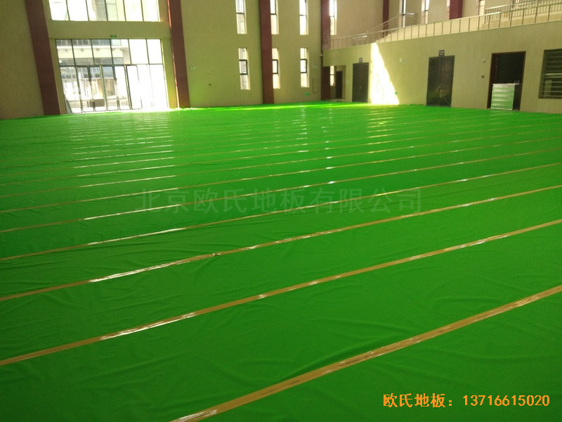 南充特战训练基地篮球馆运动地板安装案例2