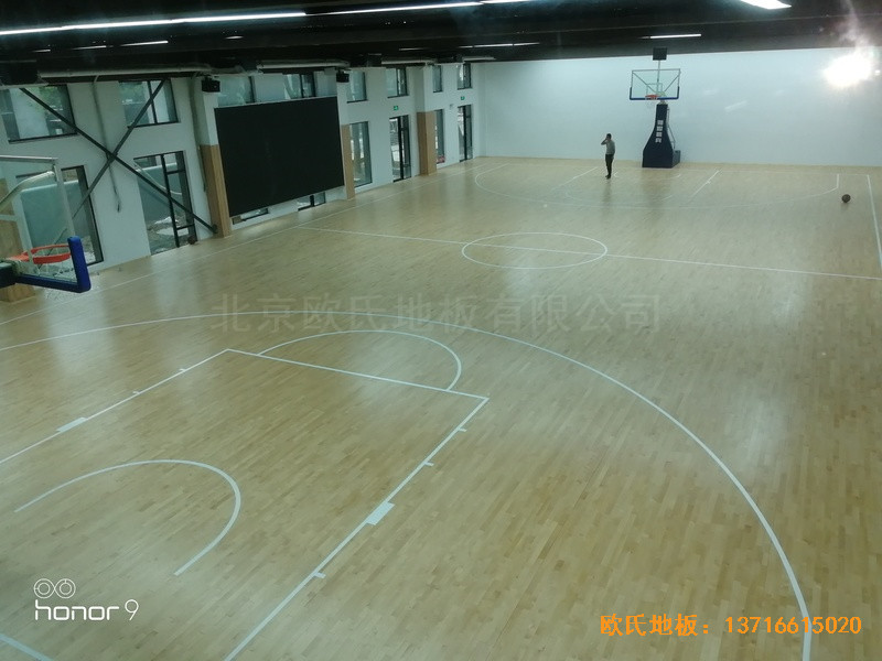 上海江杨南路485号攻守道场运动地板安装案例3
