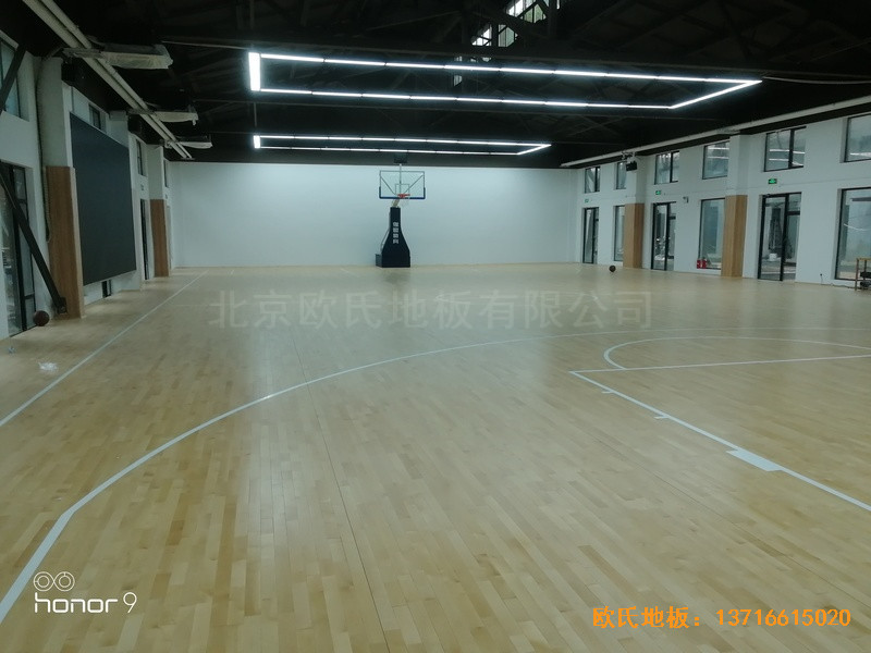上海江杨南路485号攻守道场运动地板安装案例4