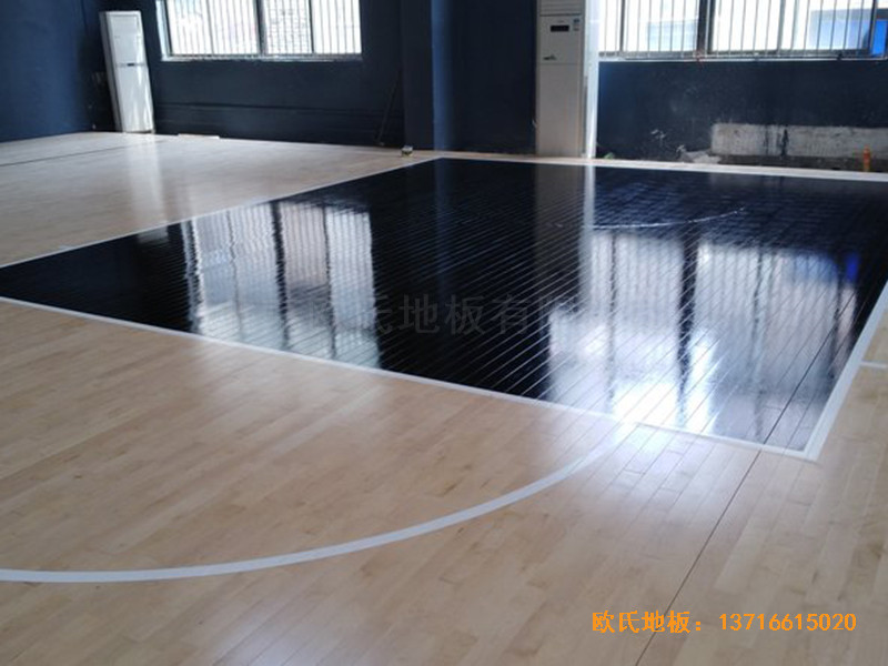 山东同昌23号篮球馆体育地板施工案例4