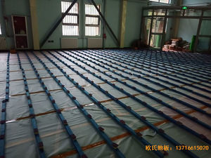 青海西宁市城西区新宁路18号中国科学院体育地板施工案例