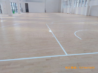 重庆重光小学篮球馆运动木地板安装案例