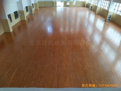 云南蒙自师范体育馆体育地板铺设案例