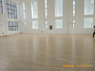 云南高速管理中心篮球馆体育地板安装案例