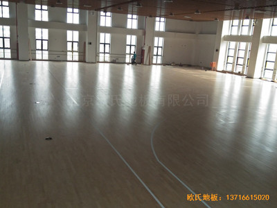 北京师范大学篮球馆运动地板安装案例