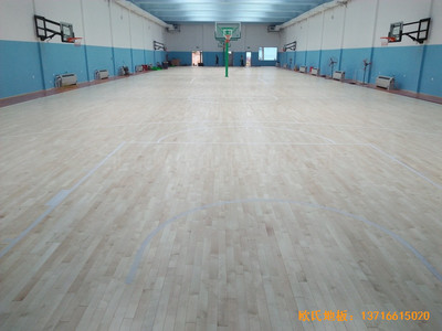 北京昌平体育健身俱乐部运动木地板施工案例
