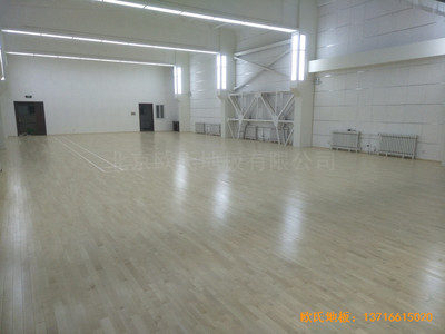 北京铁路局供电段运动馆运动木地板铺装案例