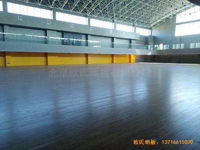 北大附属益田实验学校体育馆运动地板安装案例