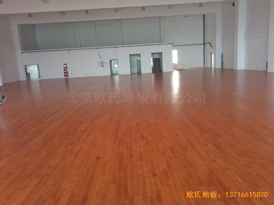南京浦口区复兴小学运动馆运动木地板施工案例