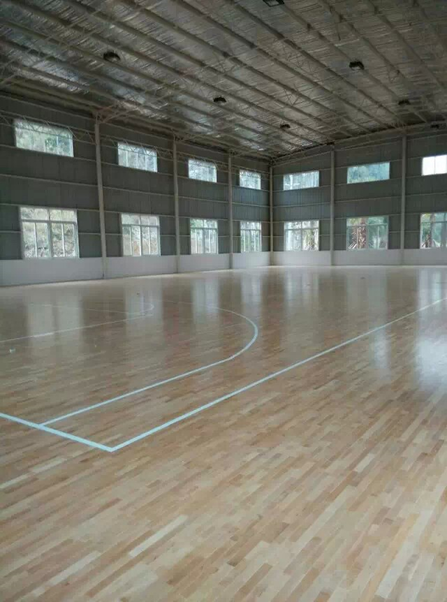 专业运动木地板安装 球馆专用运动木地板