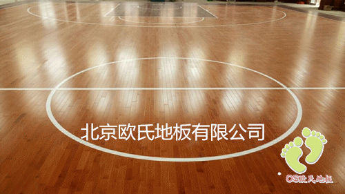 山东临沂72313部队篮球馆木地板案例