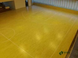 柞木篮球场地地板安装公司