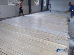 一般篮球体育木地板施工步骤