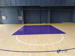 主辅龙骨篮球场馆地板厂家报价