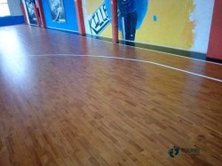 双层龙骨篮球地板保养